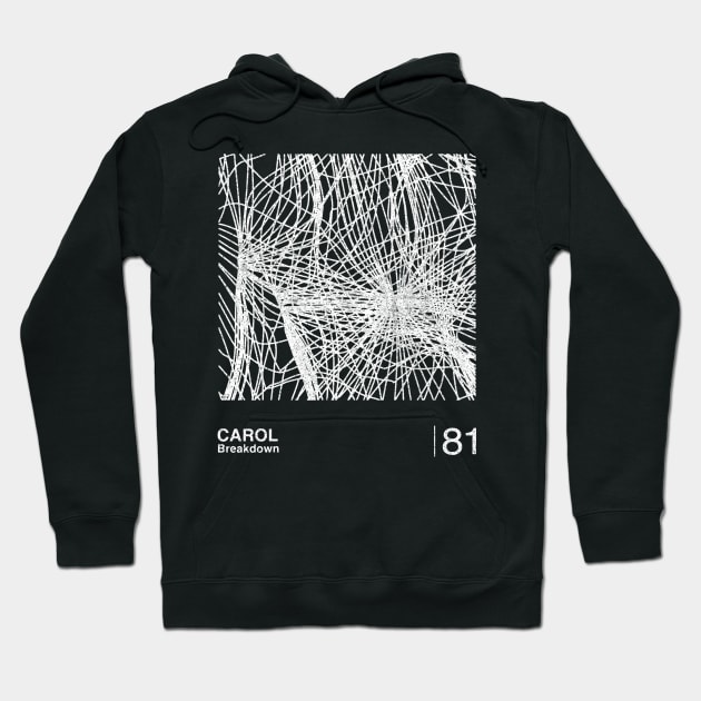 Breakdown / Minimalist Graphic Design Fan Artwork Hoodie by saudade